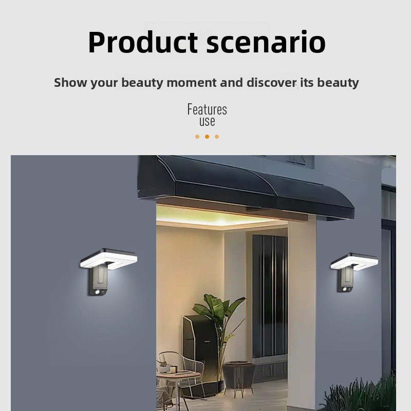 New Smart Outdoor Foldable Sol - Solar Security Light บทวิจารณ์และราคา
